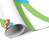 Juggling Clown Geschenkpapier (Rolleneckpunkt)