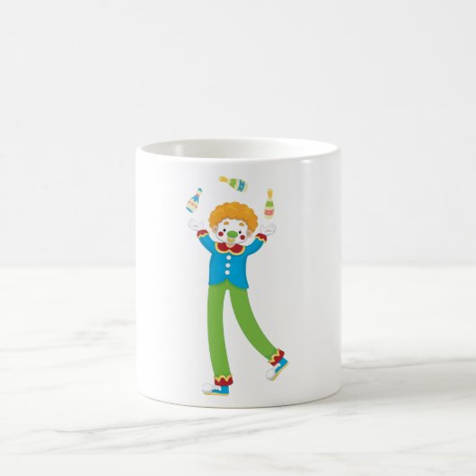 Juggling Clown Kaffeetasse (Mittel)