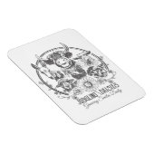 Juggling Daisies Farm Family Maganet Magnet (Rechte Seite)