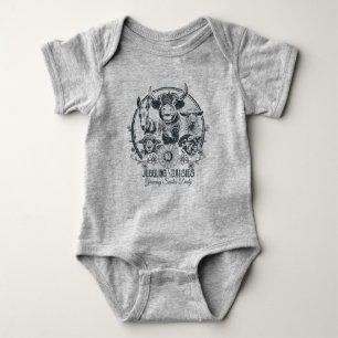 Juggling Daisies Farm Family Onsie! Baby Strampler
