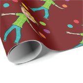 Juggling Geschenkpapier (Rolleneckpunkt)