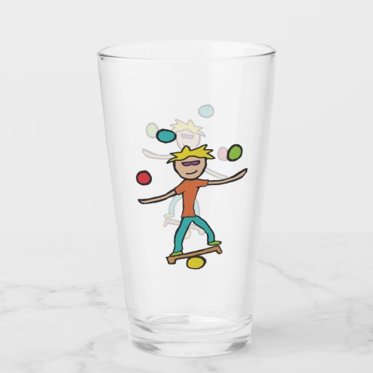 Juggling Glas (Vorderseite)