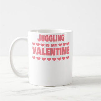 Juggling Is My Valentine Valentines Day Funny Jugg Kaffeetasse