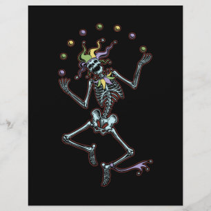 Juggling Jester Skeleton