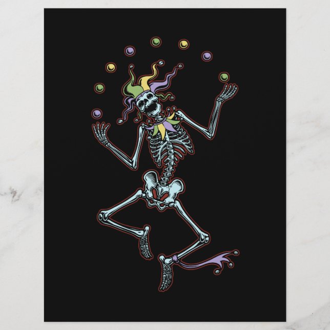 Juggling Jester Skeleton (Vorderseite)