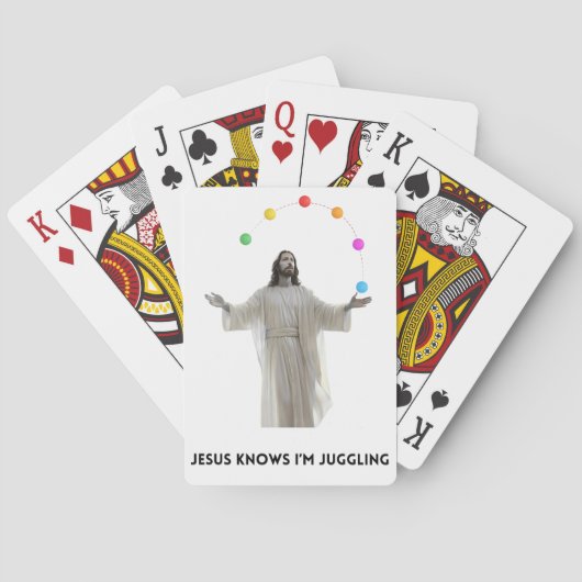 Juggling Jesus Spielkarten (Rückseite)