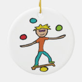 Juggling Keramik Ornament (Hinten)