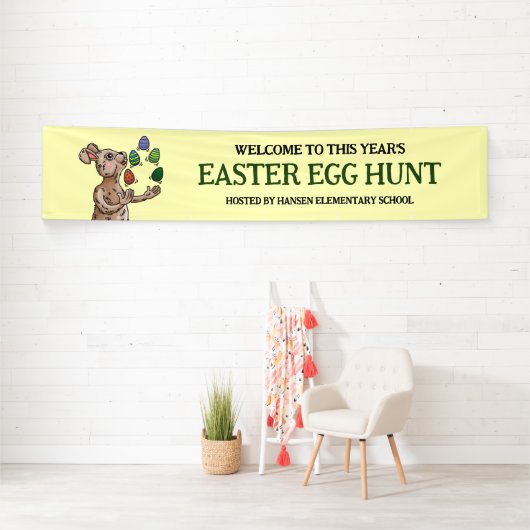 Juggling Oaster Bunny Banner (Insitu)