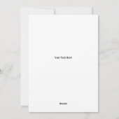 Juggling Oaster Bunny Feiertagskarte (Rückseite)