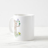 Juggling Oaster Bunny Kaffeetasse (Vorderseite Links)