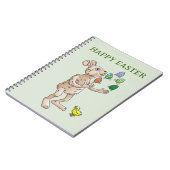 Juggling Oaster Bunny Notizblock (Linke Seite)