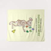 Juggling Oaster Bunny Wandteppich (Vorderseite (Horizontal))