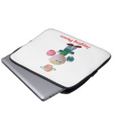 Juggling Planets Laptop Case (Vorne Knopf)