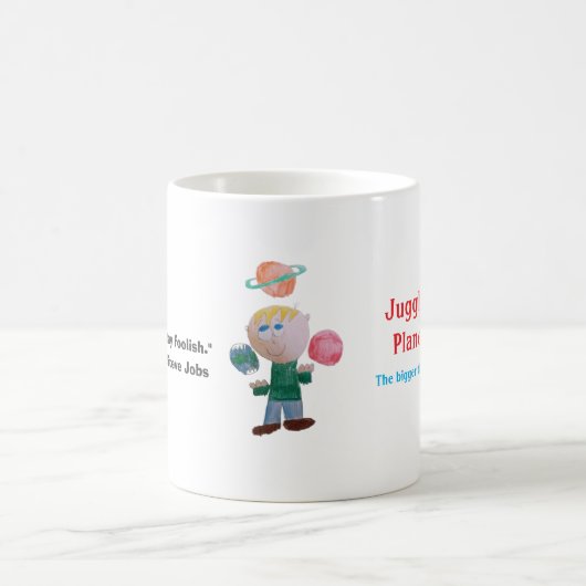Juggling Planets Offiziell Coffee Tasse (Mittel)