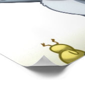 Juggling Rabbit Poster (Ecke)