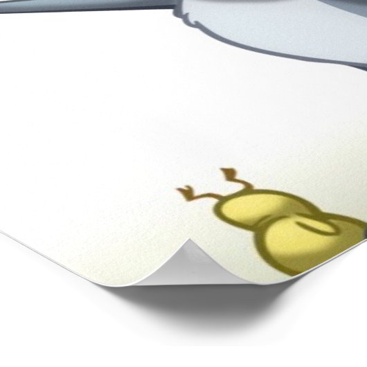 Juggling Rabbit Poster (Ecke)