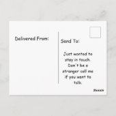 Juggling T-rex in Clownoutfit Postkarte (Rückseite)