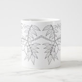 Juglans cinerea - Butternut - Einfärbung Jumbo-Tasse (Vorderseite)
