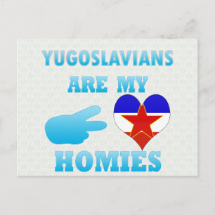 Jugoslawen sind meine Homosexuellen Postkarte