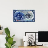 Jugoslawien 10 Dinara Progress Vignette Poster (Heimbüro)