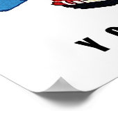 Jugoslawien, adriatische Kundgebung, Oldtimer, Vin Poster (Ecke)