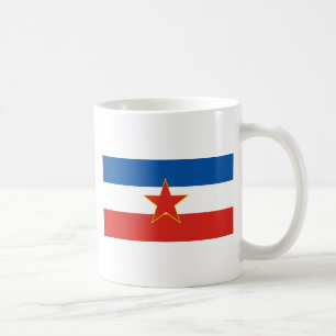 Jugoslawien-Flagge Kaffeetasse