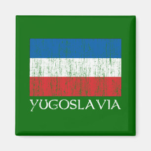 Jugoslawien-Flagge Magnet