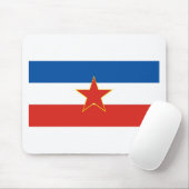 Jugoslawien-Flagge Mousepad (Mit Mouse)