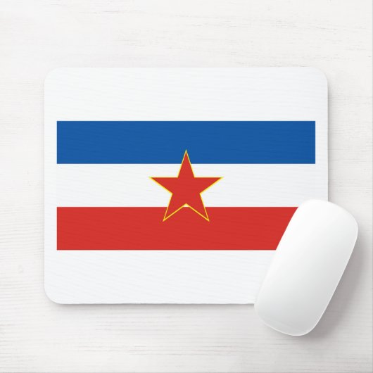 Jugoslawien-Flagge Mousepad (Mit Mouse)