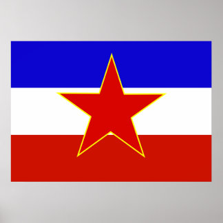 2x Jugoslawien Flagge Aufkleber - SFRY Vinyl-Aufkleber 110mm Für Auto & Fenster