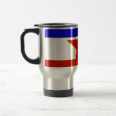 Jugoslawien-Flagge Reisebecher (Links)