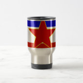 Jugoslawien-Flagge Reisebecher (Mittel)