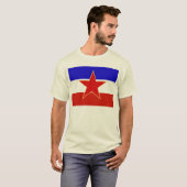 Jugoslawien-Flagge T-Shirt (Vorne ganz)