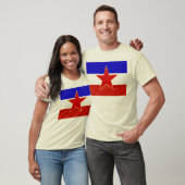 Jugoslawien-Flagge T-Shirt (Unisex)