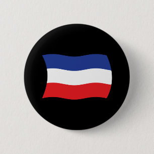 Jugoslawien-Flaggenknopf Button