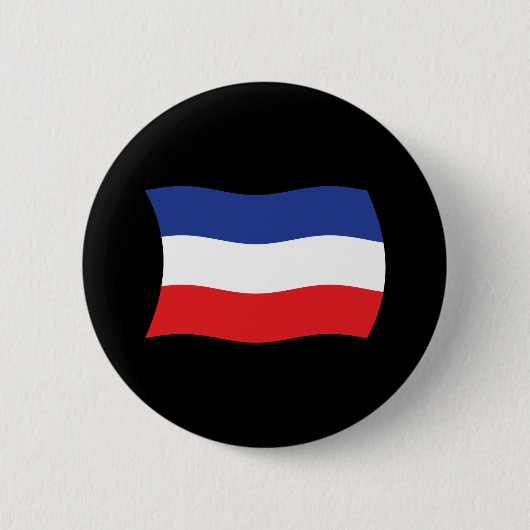 Jugoslawien-Flaggenknopf Button (Vorderseite)