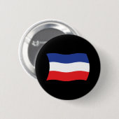 Jugoslawien-Flaggenknopf Button (Vorne & Hinten)