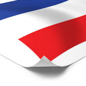 Jugoslawien-Flaggenplakat Poster (Ecke)