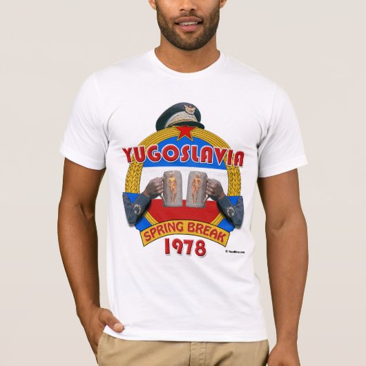Jugoslawien-Frühjahrsferien 1978 T-Shirt (Vorderseite)
