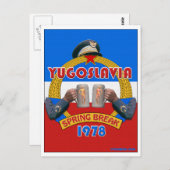 Jugoslawien Frühjahrspause 1978 Reisekarten Postkarte (Vorne/Hinten)