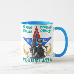 Jugoslawien-Frühlings-Bruch-Tasse 1965 Tasse