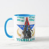 Jugoslawien-Frühlings-Bruch-Tasse 1965 Tasse (Links)