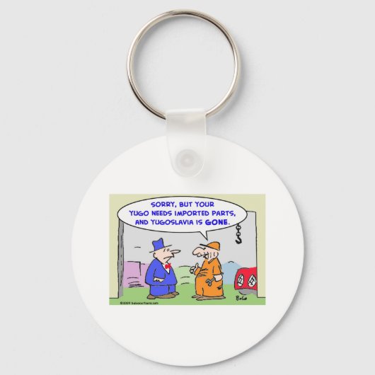 Jugoslawien importierte Teile Schlüsselanhänger (Vorderseite)