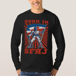 Jugoslawien Jugo Jebiga Tito Balkan SFRJ Jugoslawi T-Shirt