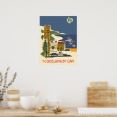 Jugoslawien mit dem Auto Poster (Küche)