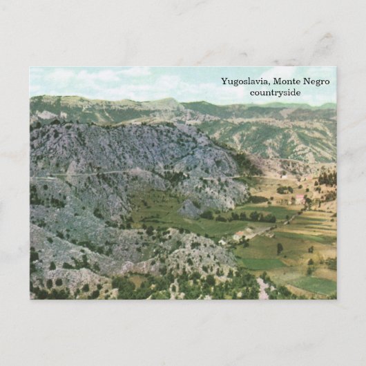 Jugoslawien, Montenegro Postkarte (Vorderseite)