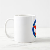 Jugoslawien-Nationalflaggensymbol Kaffeetasse (Links)