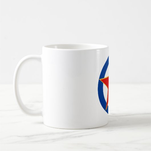 Jugoslawien-Nationalflaggensymbol Kaffeetasse (Links)