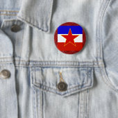 Jugoslawien-Qualitäts-Flagge Button (Beispiel)