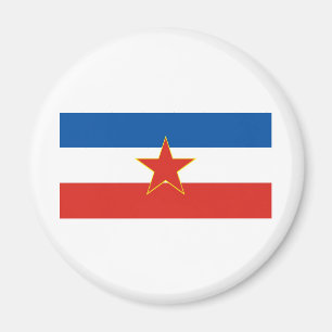 Jugoslawische Flagge Magnet